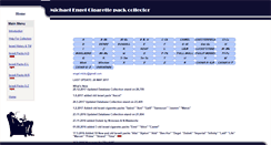 Desktop Screenshot of cigarettepackcollector.com